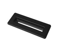 Plumb Warehouse Matt Black Rectangle Overflow Insert Finish: Matt Black
