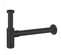 Plumb Warehouse Matte Black Minimalist Bottle Trap