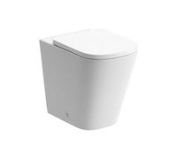 Plumb Warehouse Melfie Square Soft Close Toilet Seat - White