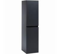 Plumb Warehouse Muro 1200mm Matt Grey Wall Hung Tall Storage Unit Finish: Charcoal Grey