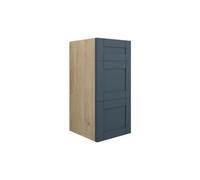 Plumb Warehouse Perugio 300mm Standard 3 Drawer Unit - Matt Arley Blue (Oak Cabinet) Finish: Matt Arley Blue (Oak Cabinet)
