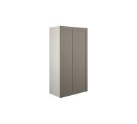 Plumb Warehouse Perugio 600mm Standard 2 Door Storage Unit - Matt Stone (Grey Cabinet) Finish: Matt Stone (Grey Cabinet)