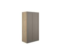 Plumb Warehouse Perugio 600mm Standard 2 Door Storage Unit - Matt Stone (Oak Cabinet) Finish: Matt Stone (Oak Cabinet)