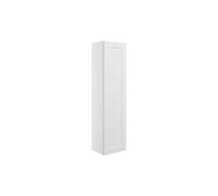 Plumb Warehouse Portofini 350mm Wall Hung 1 Door Tall Unit - Matt White Finish: Matt White