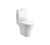 Plumb Warehouse Potenze Rimless Close Coupled Part Shrouded WC & Soft Close Seat