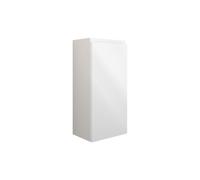 Plumb Warehouse Ravenna 300mm Slim Base Unit - White Gloss (Grey Cabinet) Size: 300mm, Finish: White Gloss (Grey Cabinet)