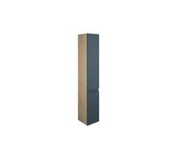 Plumb Warehouse Ravenna 300mm Tall Unit - Matt Arley Blue (Oak Cabinet) Finish: Matt Arley Blue (Oak Cab)