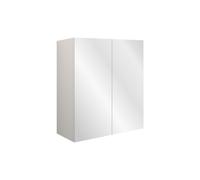 Plumb Warehouse Ravenna 600mm Mirrored Wall Unit - Matt Arley Blue (Grey Cabinet) Finish: Matt Arley Blue (Grey Cab)