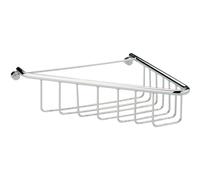 Plumb Warehouse Rivloi 1-Tier Corner Shower Caddy - Chrome