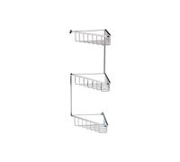 Plumb Warehouse Rivloi 3-Tier Corner Shower Caddy - Chrome