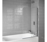 Plumb Warehouse S6 Radius Edge Bath Screen