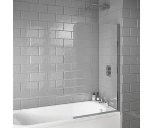 Plumb Warehouse S6 Radius Edge Bath Screen
