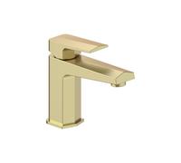 Plumb Warehouse Tenata Basin Mixer & Waste - Brushed Brass Finish: Brushed Brass
