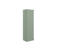 Plumb Warehouse Terni 350mm Wall Hung 1 Door Tall Unit - Matt Willow Green Finish: Matt Willow Green