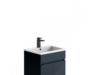 Plumb Warehouse Thin 500mm Gloss White 1 Tap Hole Vanity Basin Size: 500mm