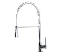 Plumb Warehouse Tirare Brushed Nickel Kitchen Tap Finish: Brushed Nickel