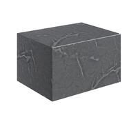 Plumb Warehouse Trento 600mm Wall Hung Storage Drawer - Grey Marble Size: 600mm, Finish: Grey Marble