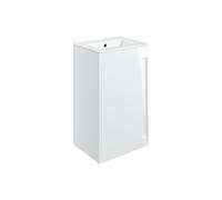 Plumb Warehouse Ubino 510mm Floor Standing Unit Inc. Basin - White Gloss