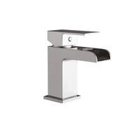 Plumb Warehouse Victoria Chrome Mono Basin Mixer Tap With Push Waste