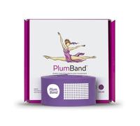 PlumBand Stretch Band for Dance and Ballet - Colors & Sizes for Kids & Adults - Improve Splits, Strength, and Flexibility with Stretching - Instruction Booklet and Travel Bag - Plum Purple - Regular
