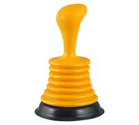 PlumbCraft Powerful Mini Home Plunger for All Drain Types, including showers, tubs, and sinks - Small - 7.5 H by Plumb Craft