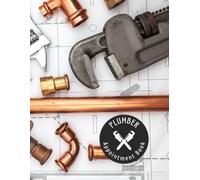 PLUMBER APPOINTMENT BOOK: Professional Planner to keep track of your jobs and contracts | Client Data Log Book | Undated Plumbing Business Organizer | Tool Cover Design