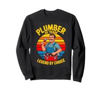 Plumber By Trade Legend By Choice Funny Fathers Day Sweatshirt