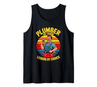 Plumber By Trade Legend By Choice Funny Fathers Day Tank Top