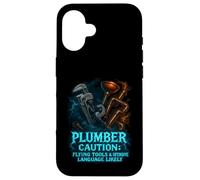 Plumber Dad But Cooler Funny Plumbing Father Mens Case for iPhone 16