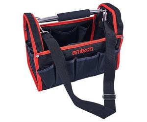 Plumber Electrician Tool Bag Holdall 13" 19 Pockets 300mm Heavy Duty Diy Caddy