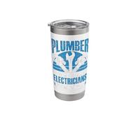 Plumber Even Electricians Need Heroes Funny Gift Stainless Steel Insulated Tumbler