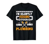 Plumber Gift Funny Professions Heating Engineer Sayings Man T-Shirt