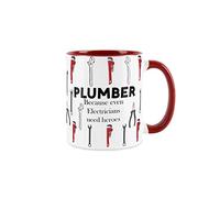 Plumber Mug Fun Trades Gift - White Coffee/Tea Present