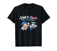 Plumber Pipe Pun I Hit The Spot Kisses Leak Goodbye T-Shirt