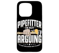 Plumber Pipefitter Im Not Arguing Im Just Explaining Case for iPhone 15 Pro