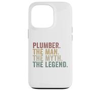 Plumber The Man The Myth The Legend Funny Plumbing Case for iPhone 13 Pro