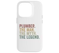 Plumber The Man The Myth The Legend Funny Plumbing Case for iPhone 14 Pro