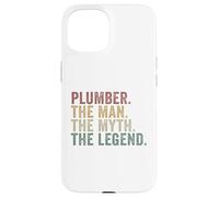Plumber The Man The Myth The Legend Funny Plumbing Case for iPhone 15