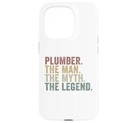 Plumber The Man The Myth The Legend Funny Plumbing Case for iPhone 15 Pro