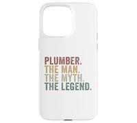 Plumber The Man The Myth The Legend Funny Plumbing Case for iPhone 15 Pro Max