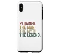 Plumber The Man The Myth The Legend Funny Plumbing Case for iPhone XS Max
