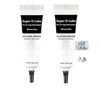 Plumber's Choice Silicone Grease | 2-Pack High-Performance O-Ring Lubricant for Plumbing Valves & Faucets Waterproof & Long-Lasting Seal Non-Toxic & Safe for Potable Water Systems