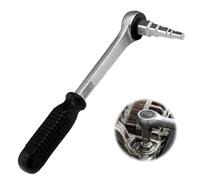 Plumbers Wrench, 10-21mm Stepped Radiator Valve Spanner and Radiator Key Set, Professional Plumbing Tools for Heating System Maintenance, Emergency Repairs and Multi-Size Connector Applications