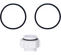 PlumbEZ 40mm Trap Washers - Rubber Seals for Basin & Sink Waste Traps - Leak Prevention Replacement Washers - Durable & Flexible Plumbing Spares - Packs of 2, 5, 10 & 25 Available (10)