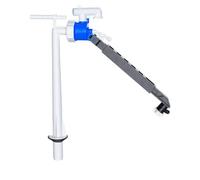 PlumbEZ Cistern Fill Valve Bottom Entry - 1/2" Toilet Valve With Adjustable Arm | Ballcock for Cistern