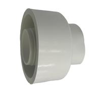 PlumbEZ Flexible External Toilet Flush Cone Inlet Pan Connector - Flush Cone, Flush Pipe Connector Seal, Toilet Cone Washer for Secure and Leak-Free Installation