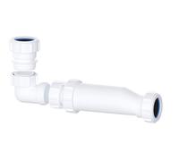 PlumbEZ Multi-Orientation 1-1/4" Self-Closing Basin Waste Trap 32mm - Space Saver Sink Waste Kit, Bathroom Sink Waste, Waterless Sink Trap with Vertical or Horizontal Basin Trap Capability