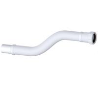 PlumbEZ Outlet Flexible Waste Pipe Connector 1.1/2 Inch - 40mm Compression x Plain Spigot Flexible Drain Pipe, Perfect for Flexible Shower Waste or Flexible Pipe Installations