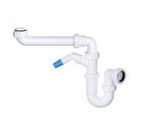 PlumbEZ Single Bowl Kit with Single Nozzle Trap and Space Saver Trap Kit - 40mm (1.1/2")