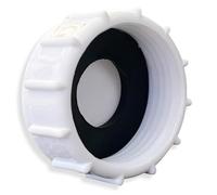 PlumbEZ Universal Appliance Blanking Cap & Sink Trap Blanking Cap, Easy to Fit - 32mm/1.25'' White Appliance Trap Blanking Cap & Washer